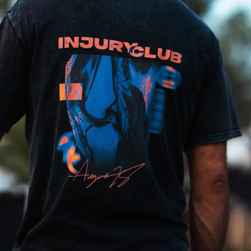 Injury Club Tee — back view