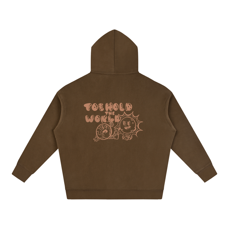 Toe Hold the world Hoodie