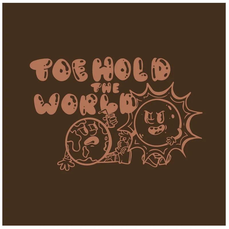 Toe Hold the world Hoodie — original artwork